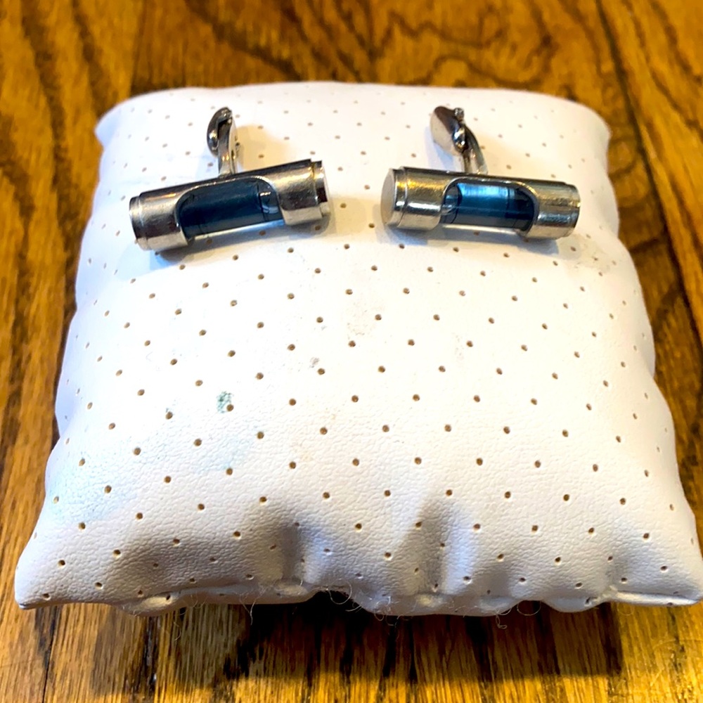 Kenneth Cole bubble level cuff links